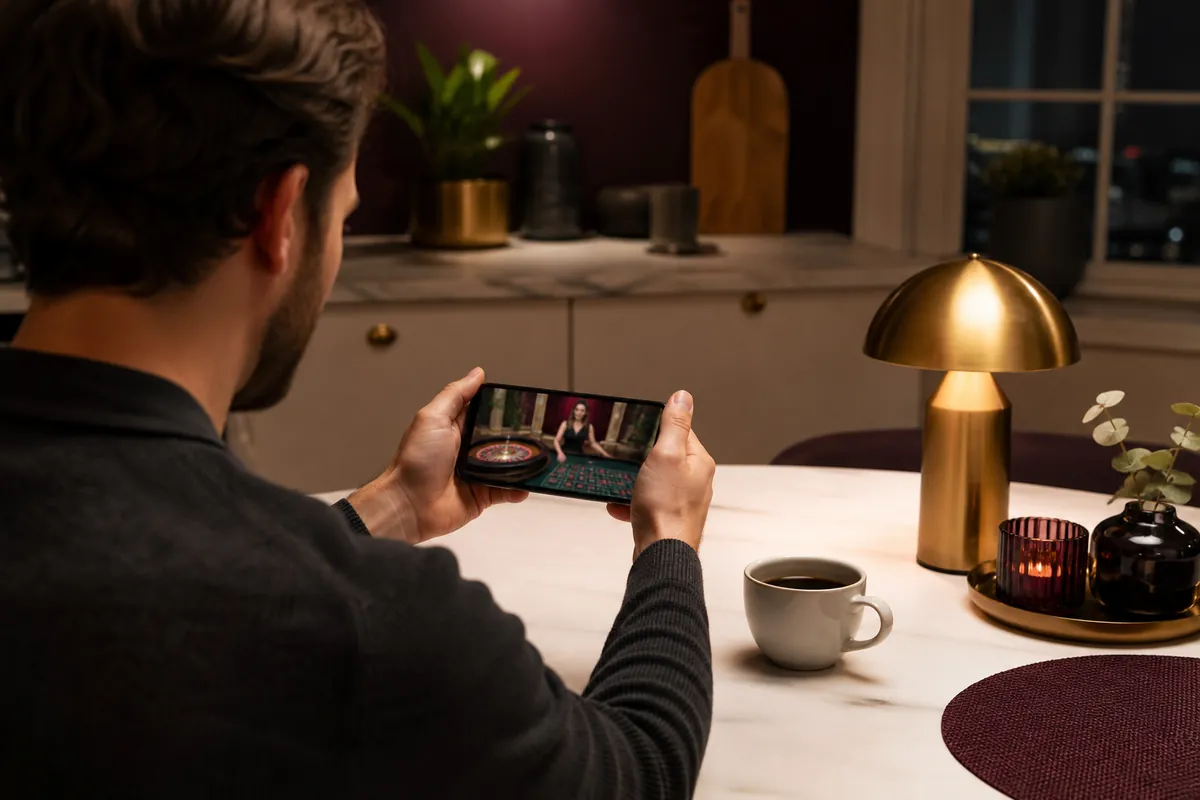 Live-roulette i mobilen – hos Hajper kan Ruby Rewards användas vid livebordet